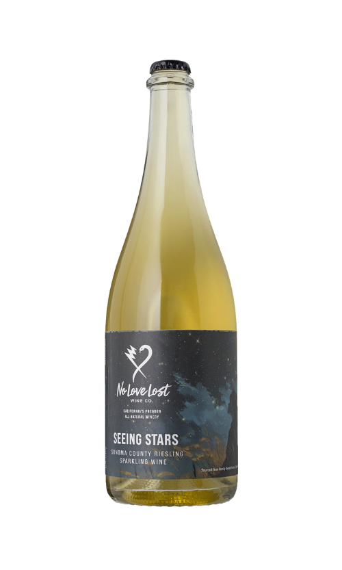 2023 No Love Lost "Seeing Stars" Sparkling Riesling, Dry Creek Valley, CA